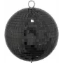 Palla a specchi EUROLITE 15 cm nero — sfera da discoteca per effetti luce