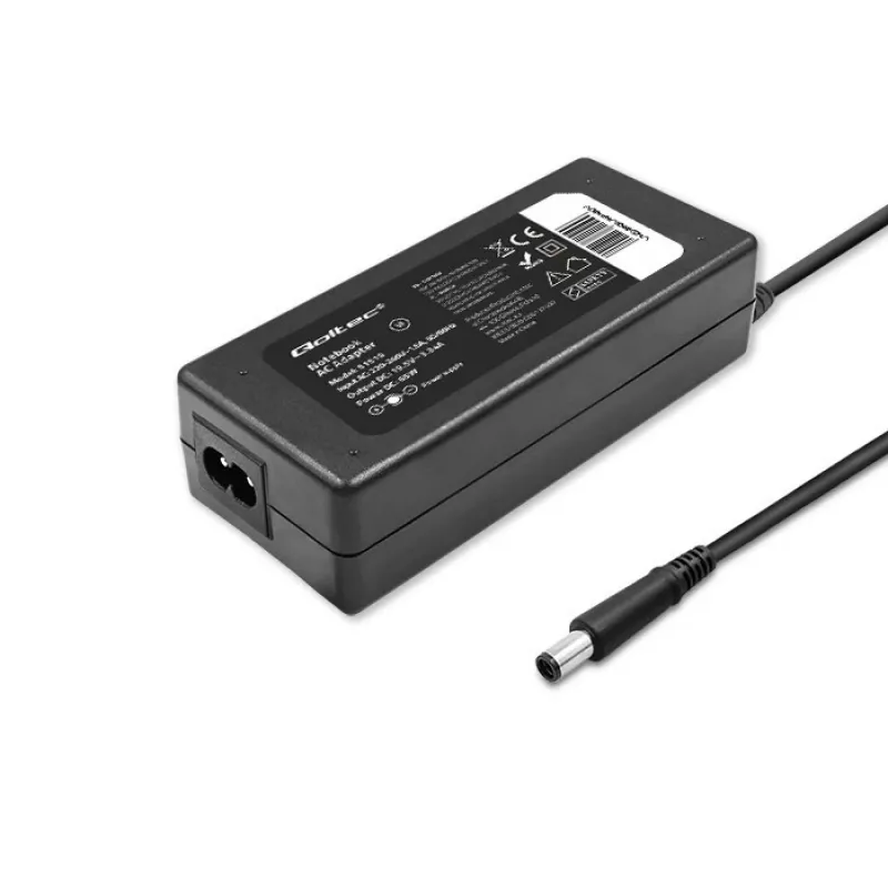 Qoltec 51519 (7,4 x 5,0 mm + Pin) 65 W 3,34 A 19,5 V caricabatterie AC per notebook Dell
