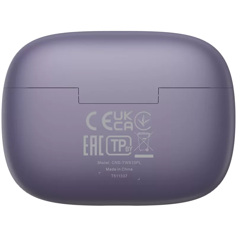 Canyon CNS-TWS10PL Cuffie e headset True Wireless Stereo (TWS) In-Ear per chiamate/musica/sport/quotidiano USB Type-C Bluetooth Viola (CNS-TWS10PL)