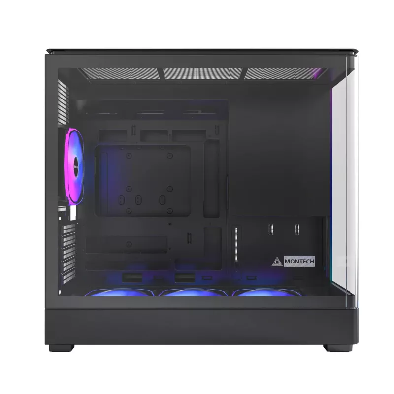 Case PC Montech KING 15 PRO nero — midi tower per micro ATX / Mini-ITX