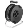 Avvolgicavo Bachmann 392.180 25 m 4 prese Schuko nero
