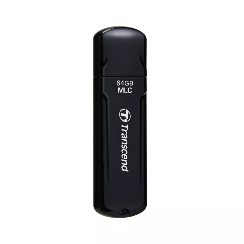 Transcend JetFlash 750 Endurance Series TS64GJF750K chiavetta USB, 64 GB, USB 3.1 Gen 1, MLC, nero pianoforte