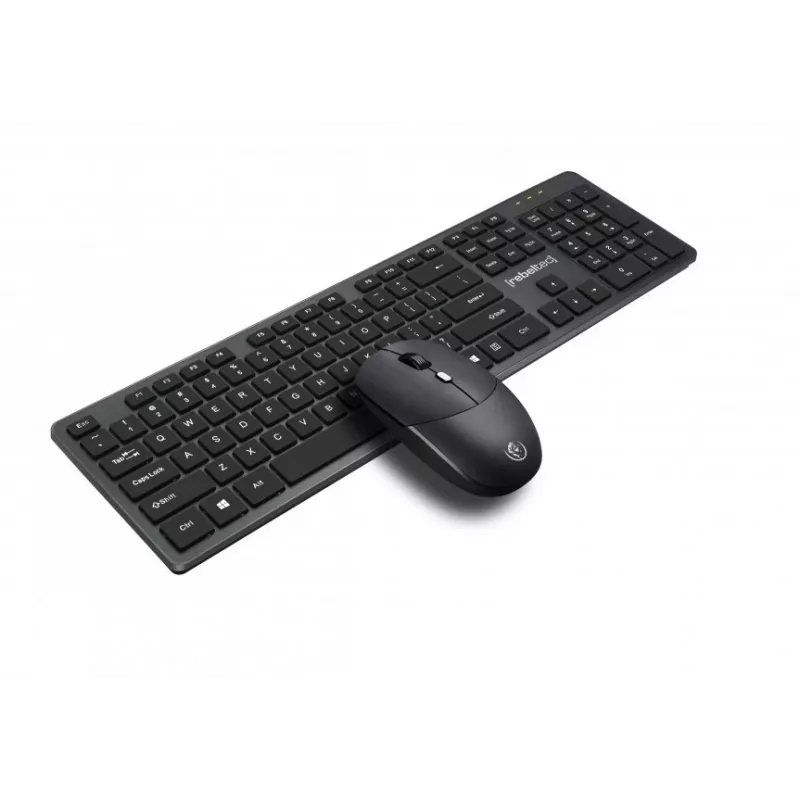 Set tastiera e mouse wireless Rebeltec