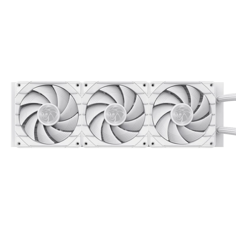 Gamemax | Dissipatore a liquido per CPU | HAILSTORM 360 LCD | bianco