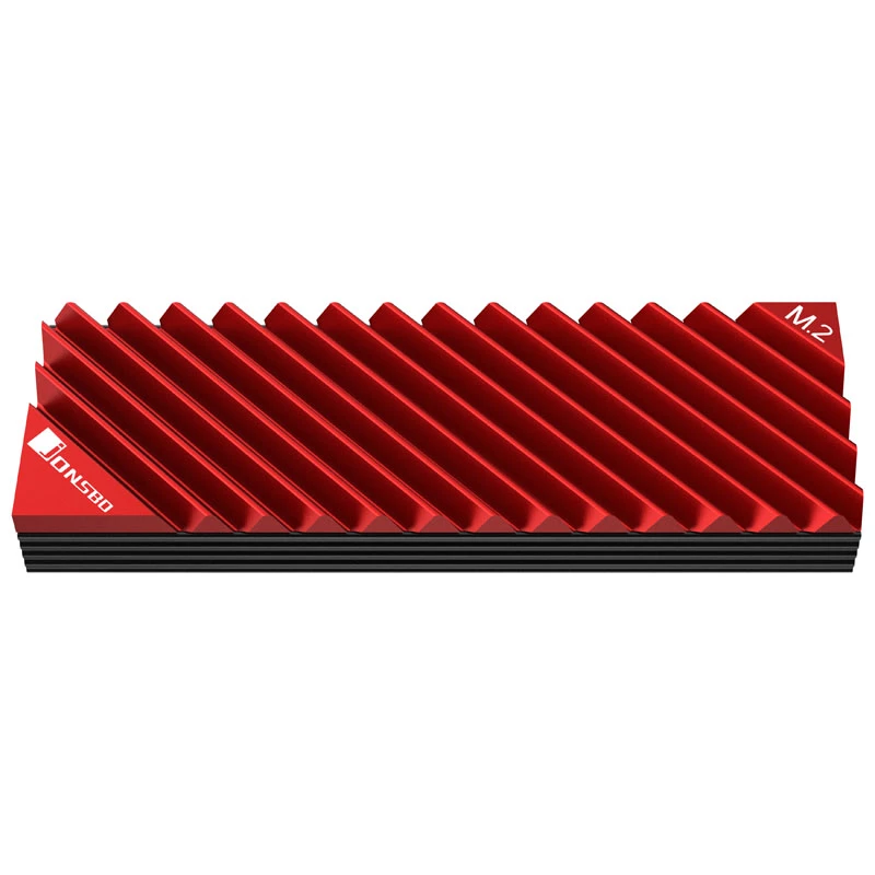 Dissipatore/raffreddatore Jonsbo M.2-3 RED nero rosso 24,4 mm 73 mm 9,6 mm