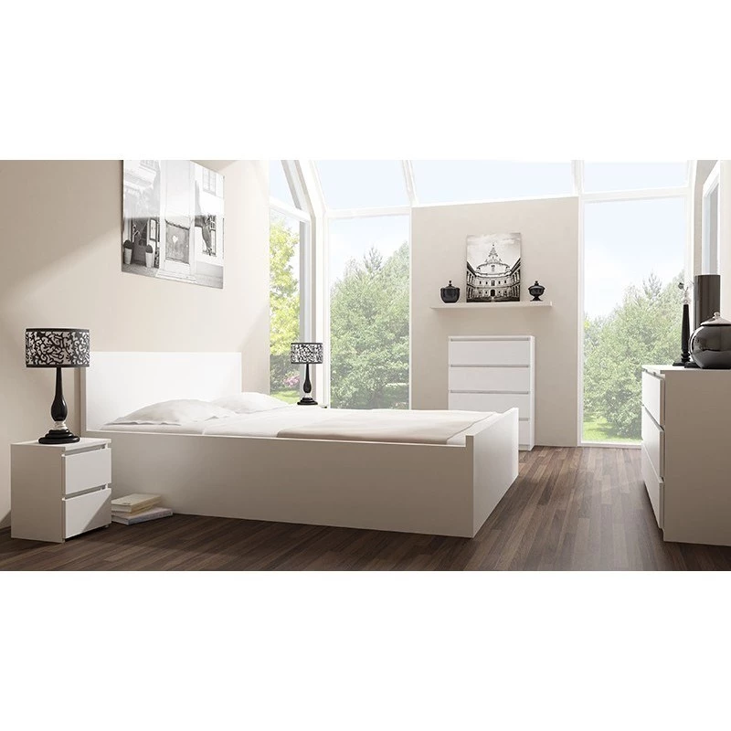 Comò Topeshop M3 BIEL bianco 3 cassetti truciolare