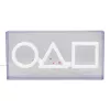 Lampada da tavolo e a sospensione Paladone LED Neon Light Squid Game Design PP13775SG