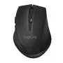Mouse wireless Logilink BT5.0, ergonomico, nero