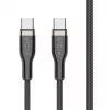FIXED FIXDB-CC2-BK cavo USB-C/USB-C intrecciato, 2 m, 100 W