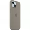 Custodia in silicone compatibile MagSafe per iPhone 15 – Clay