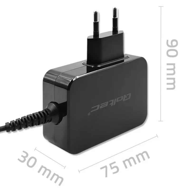 Alimentatore QOLTEC 52384 GaN 30W uscita 5–20V caricabatterie USB