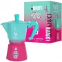 Caffettiera Moka Bialetti 0005393 alluminio blu rosa
