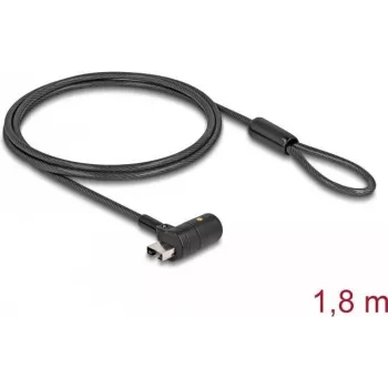 Cavo di sicurezza Navilock 20645 nero 1,8 m lucchetto a chiave