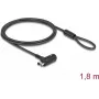 Cavo di sicurezza Navilock 20645 nero 1,8 m lucchetto a chiave