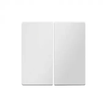 Berker 16236089 Tasto a bilanciere, Polar White Velvet, confezione da 10