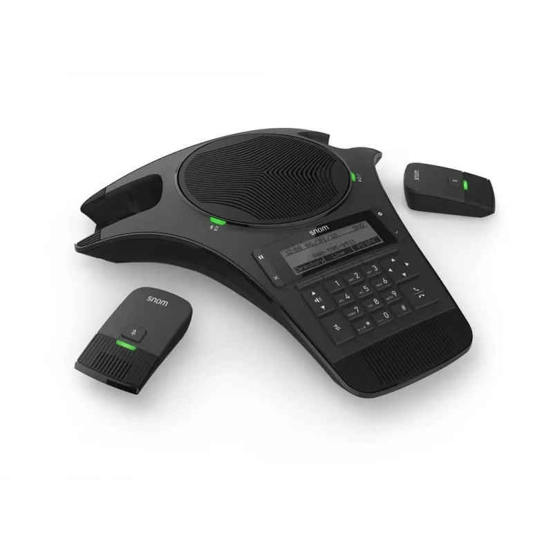 snom C520-WiMi - Telefono da conferenza VoIP - con interfaccia Bluetooth - DECT - funzione chiamata a tre vie - SIP - 3 linee - nero (4356)