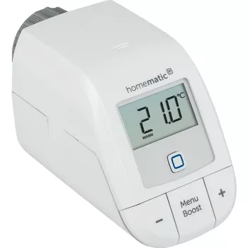 Termostato smart per termosifone Basic (HmIP-eTRV-B-2), termostato per riscaldamento bianco