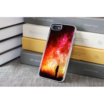Custodia iKins per Apple iPhone 8/7 — notte stellata bianco
