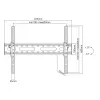 Supporto SBOX PLB-2546T-2 per display 37–80 pollici, capacità 45 kg, VESA 600×400 mm