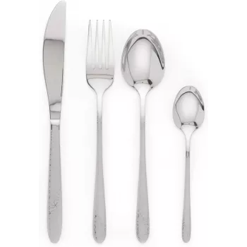 Set posate Russell Hobbs RH01519EU7 16 pezzi design geometrico, acciaio inox