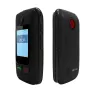 eSTAR Digni Flip 6,1 cm (2.4) 102 g nero, rosso telefono per anziani