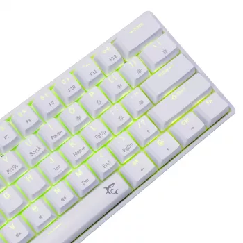 Tastiera meccanica con filo White Shark Shinobi-2 (GK-004221) — switch blu, bianca, layout US