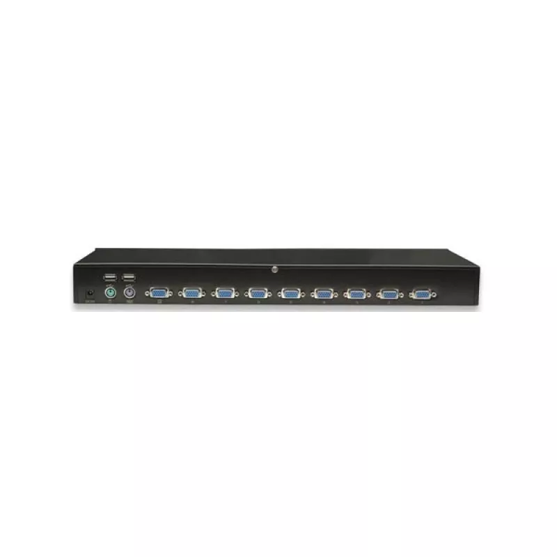 Intellinet switch KVM rackmount 8 porte, combo USB + PS/2, on-screen display, cavi inclusi (spina Euro 2 pin)