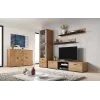 Cama sideboard soggiorno UNI rovere lefkas/nero