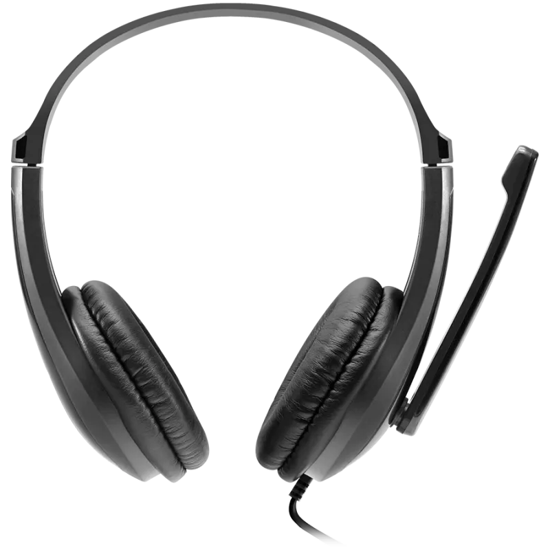 Cuffie PC CANYON HSC-1 con microfono piatto 2m nere