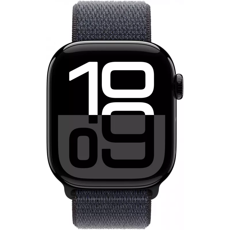 Apple Watch 10 42mm GPS+4G alluminio Sport Loop Jet nero/Ink