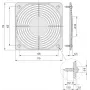 Schroff Griglia per ventola tipo SNAP-IN (60225052)