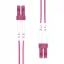 Cavo in fibra ottica LC/LC-PC OM4, 0,5 m