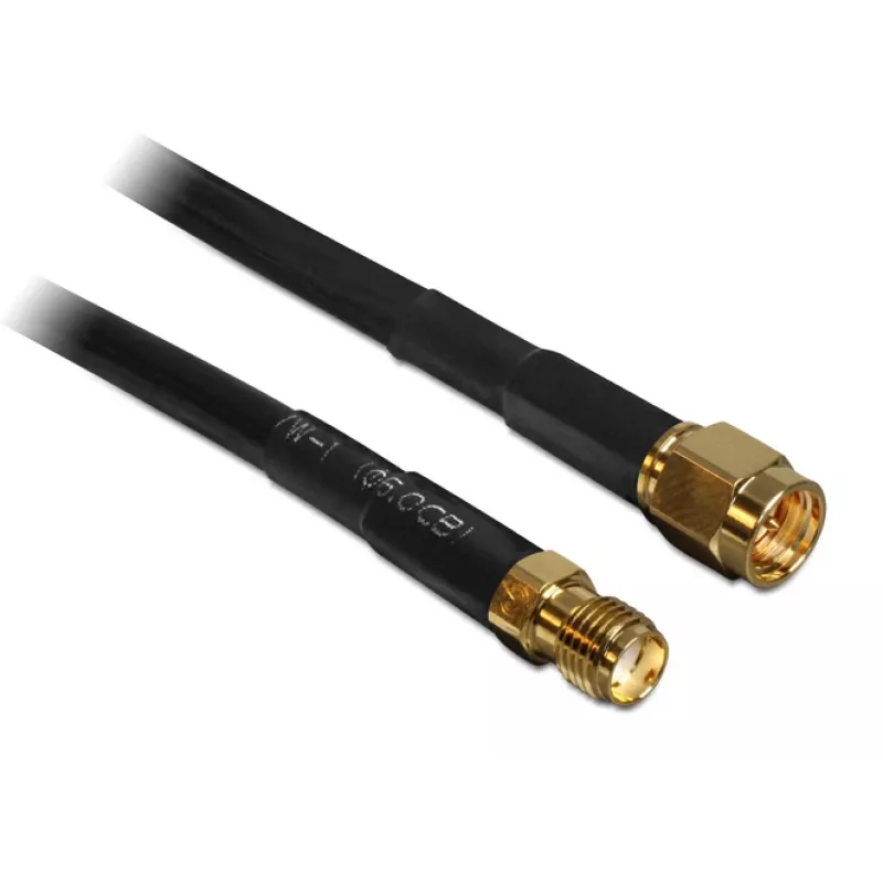 Cavo coassiale DeLOCK CFD200 2m SMA m/w nero