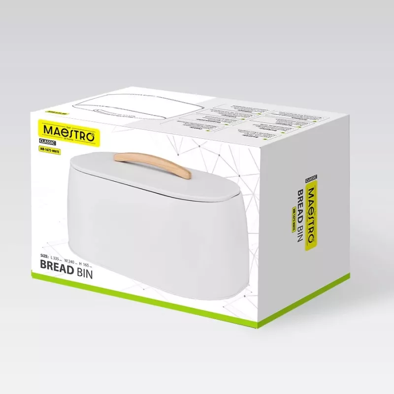 Portapane Maestro MR-1675-WHITE — portapane bianco