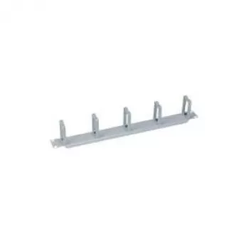 LogiLink - Guida per la gestione dei cavi per rack - Grigio chiaro, RAL 7035