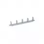 LogiLink - Guida per la gestione dei cavi per rack - Grigio chiaro, RAL 7035