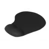 Tappetino mouse IB0X IMP003 con poggiapolsi, nero, 190×230 mm