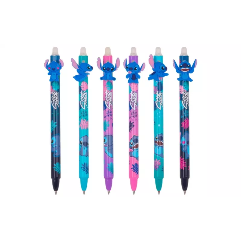 Penna retrattile cancellabile Cool Pack Disney Stitch 54908PTR, inchiostro gel, punta retrattile