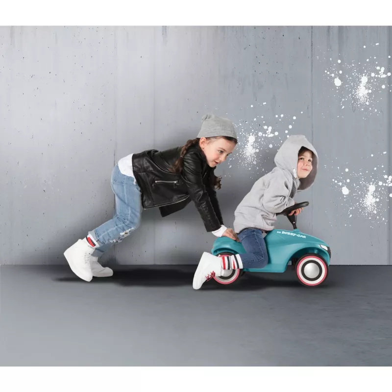 Bobby Car Neo Colour dell'anno 2023, scivolo azzurro/albicocca