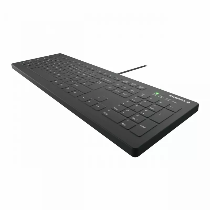 CHERRY AK-C8112 Medical USB QWERTZ tedesco nero bianco tastiera full-size