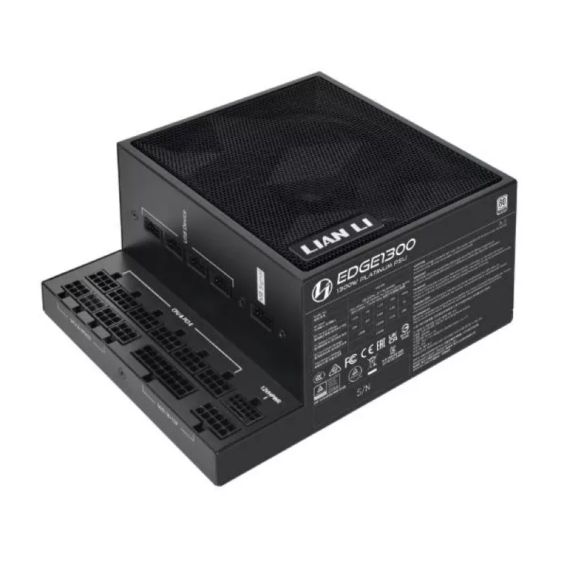 Alimentatore Lian Li EDGE EG1300 1300 W, 80 PLUS Platinum, ATX 3.1, PCIe 5.1, nero