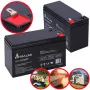 Batteria per UPS Extralink AGM 12V 7,2Ah (7Ah) piombo-acido sigillata VRLA, senza manutenzione, nero