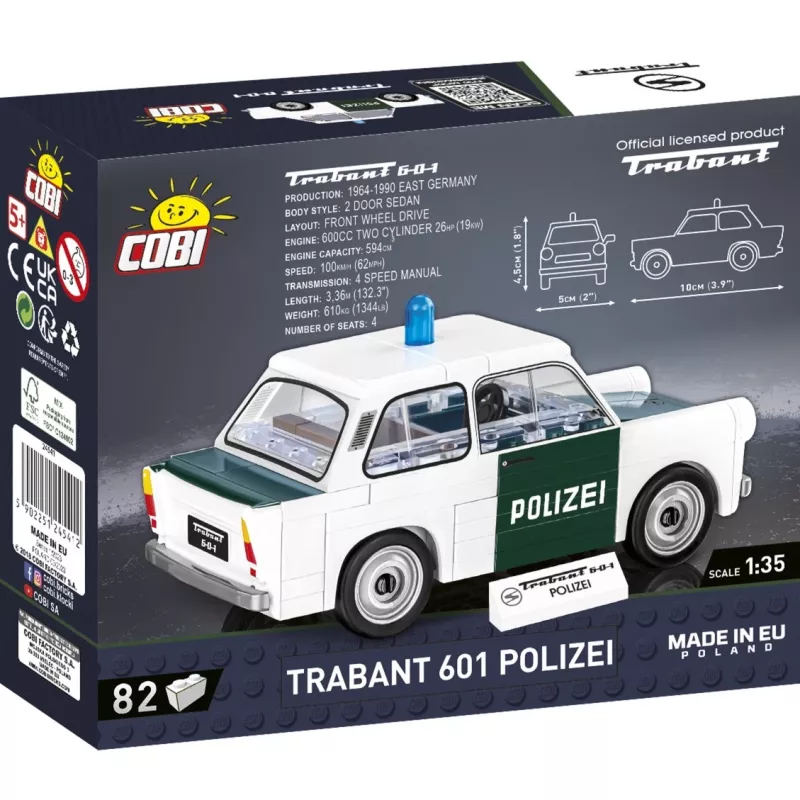 Trabant 601 Polizei, giocattolo da costruzione