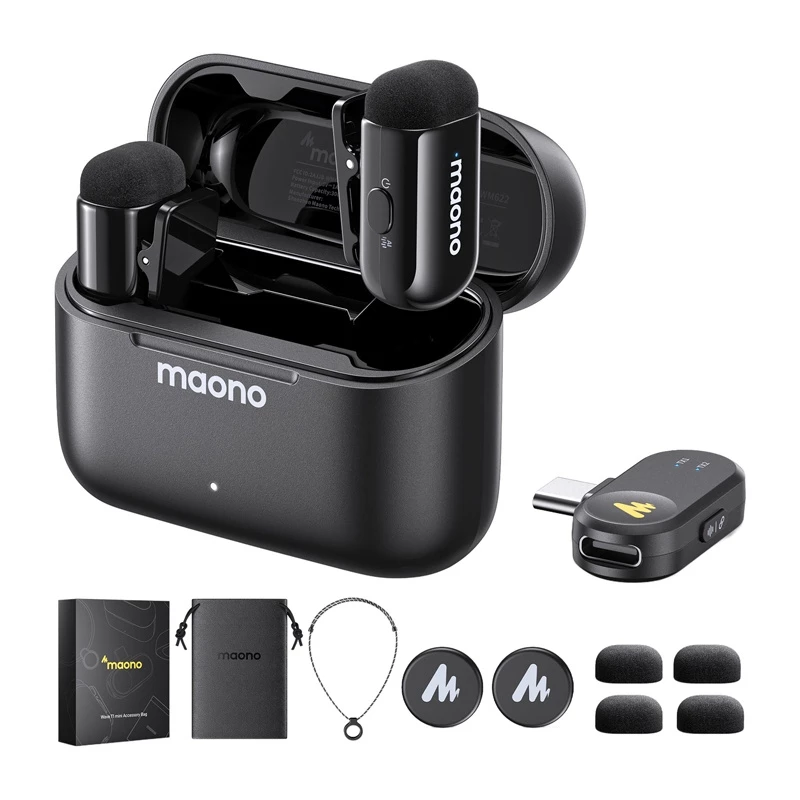 Microfono MAONO WM622 PC2 — alta sensibilità, basso rumore per registrazioni audio chiare