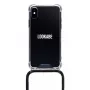 Lookabe custodia per telefono con collana per iPhone X/XS, oro/nero