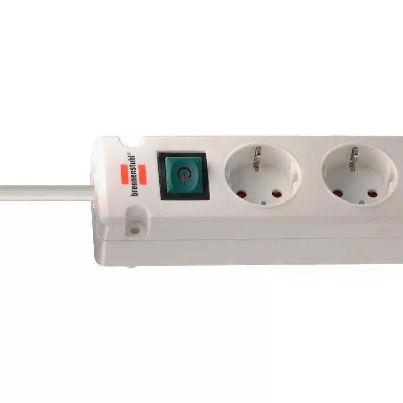 Brennenstuhl Bremounta ciabatta, 5 prese + 2x USB-C, 3 m, bianca