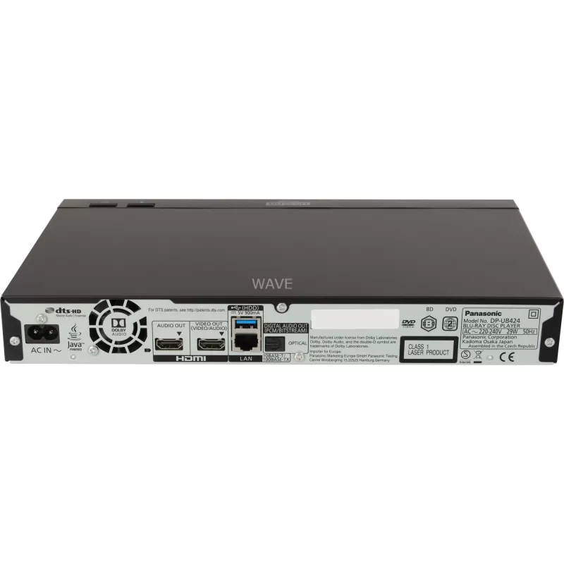 Panasonic DP-UB424 - Lettore Blu-ray 3D - Upscaling