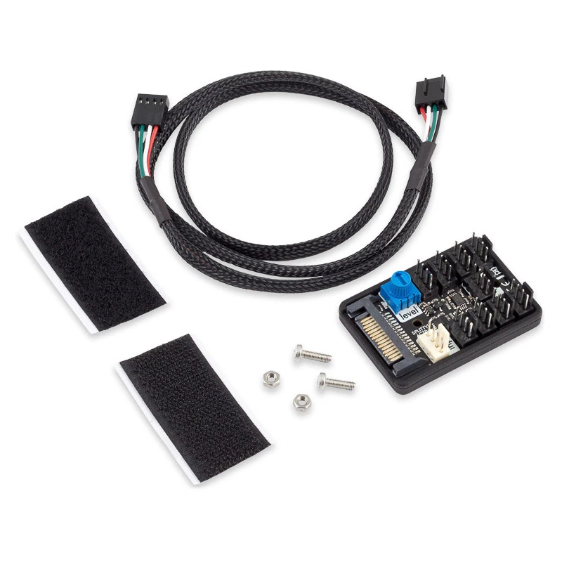 Aqua Computer SPLITTY9 ACTIVE splitter attivo per un massimo di 9 ventole PWM