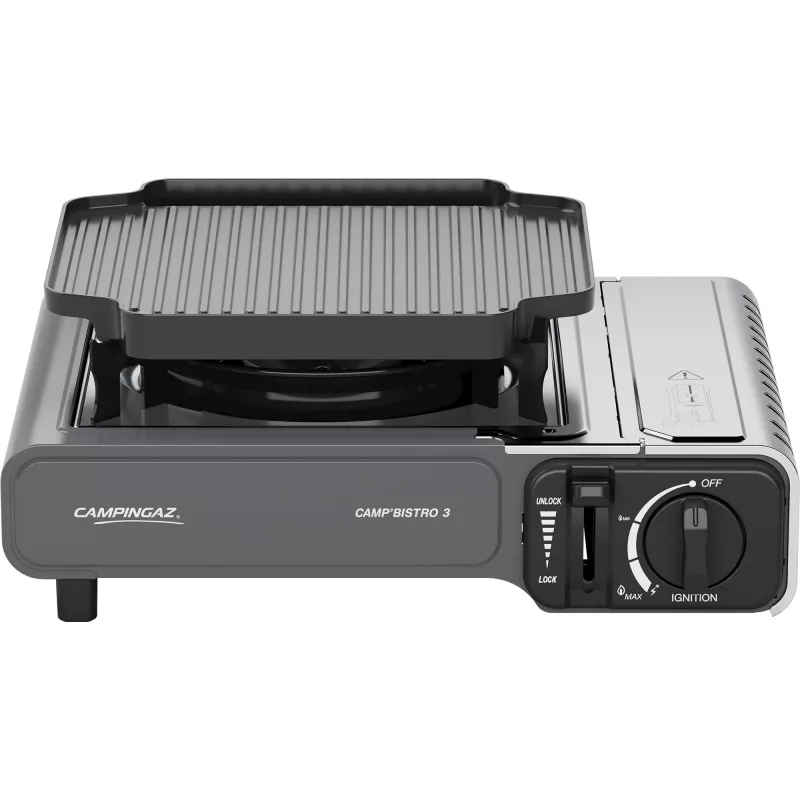 Fornello da campeggio portatile Campingaz CampBistro 3 con piastra in alluminio pressofuso