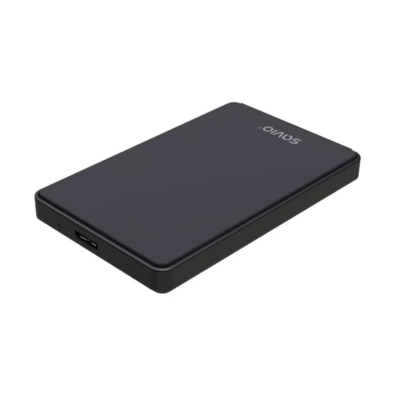 Case per HDD/SSD SAVIO AK-65 nero 2,5 pollici SATA USB 3.0 5 Gbit/s Micro-USB